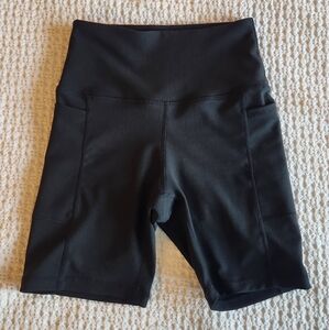 Danskin ribbed bike shorts